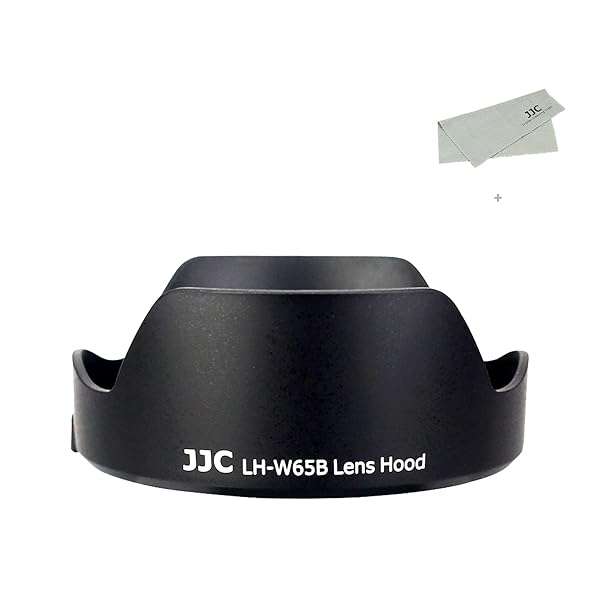 JJC Canon RF 24mm F1.8 & EF 24mm/28mm Lens Hood - Reversible EW-65B, Fits 52mm/58mm Filters & Caps