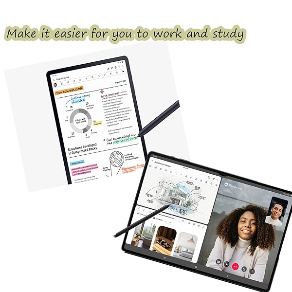 PCTC Galaxy Tab S8 Ultra S Pen Replacement - Stylus for S8/S8 Plus (EJ-PT870BJEGUJ) with Tips/Nibs - Black - View 6 of 6