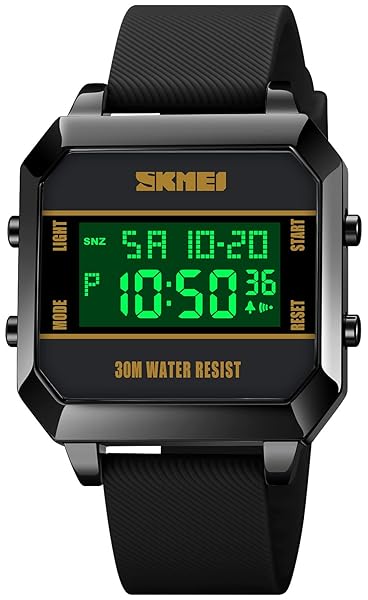 Gosasa Men Sports Military Digital Watches Waterproof LED Airplane Design