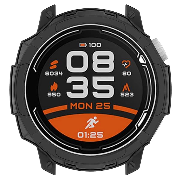 MOTONG TPU Protective Case for Coros Pace 2 - Durable Watch Cover by MOTONG (Black) - View 3 of 7