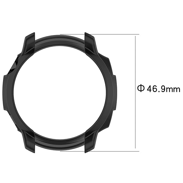 MOTONG TPU Protective Case for Coros Pace 2 - Durable Watch Cover by MOTONG (Black) - View 7 of 7