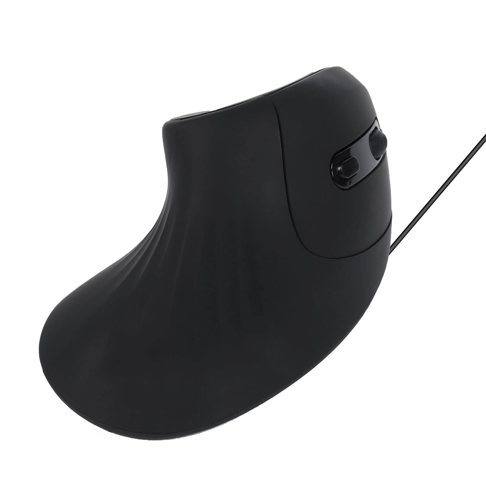 CHUYI Wired Ergonomic Mouse Vertical USB Optical Mouse Reduces Wrist Pain for PC Laptop Notebook Black