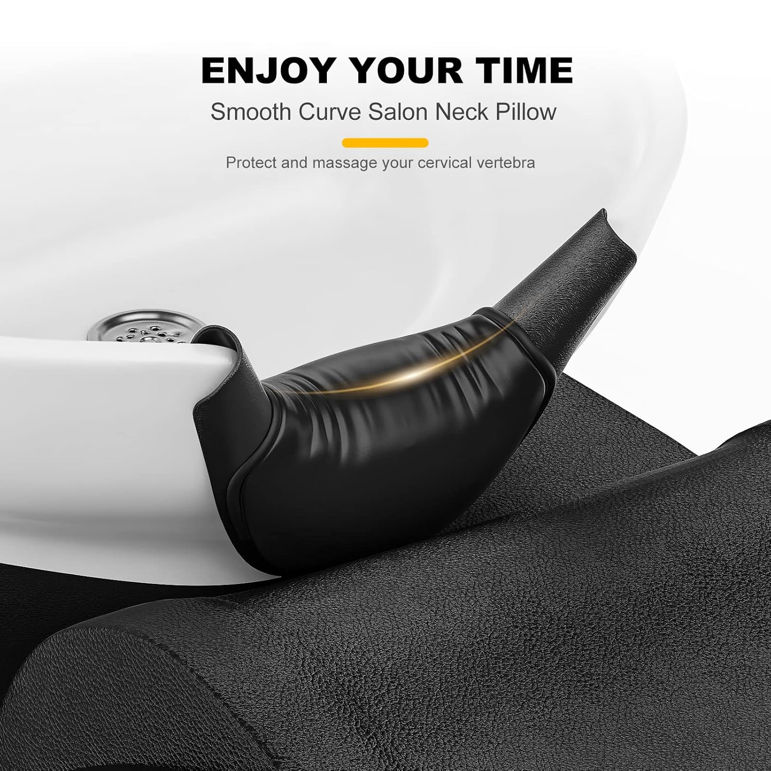 AISEELY AISEELY Shampoo Bowl Neck Rest Cushion for Salon and Home Use Comfortable Silicone Neck Support for Hair Washing Sink - View 7 of 7