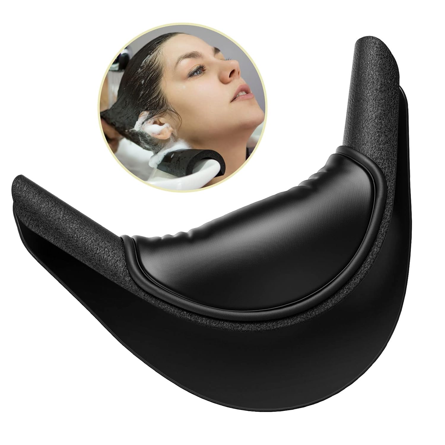 AISEELY AISEELY Shampoo Bowl Neck Rest Cushion for Salon and Home Use Comfortable Silicone Neck Support for Hair Washing Sink