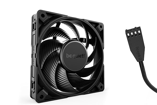 be quiet! be quiet! Silent Wings Pro 4 120mm PWM Fan - Low Noise, 3000 RPM, 4-Pin Cooling Solution - View 2 of 5