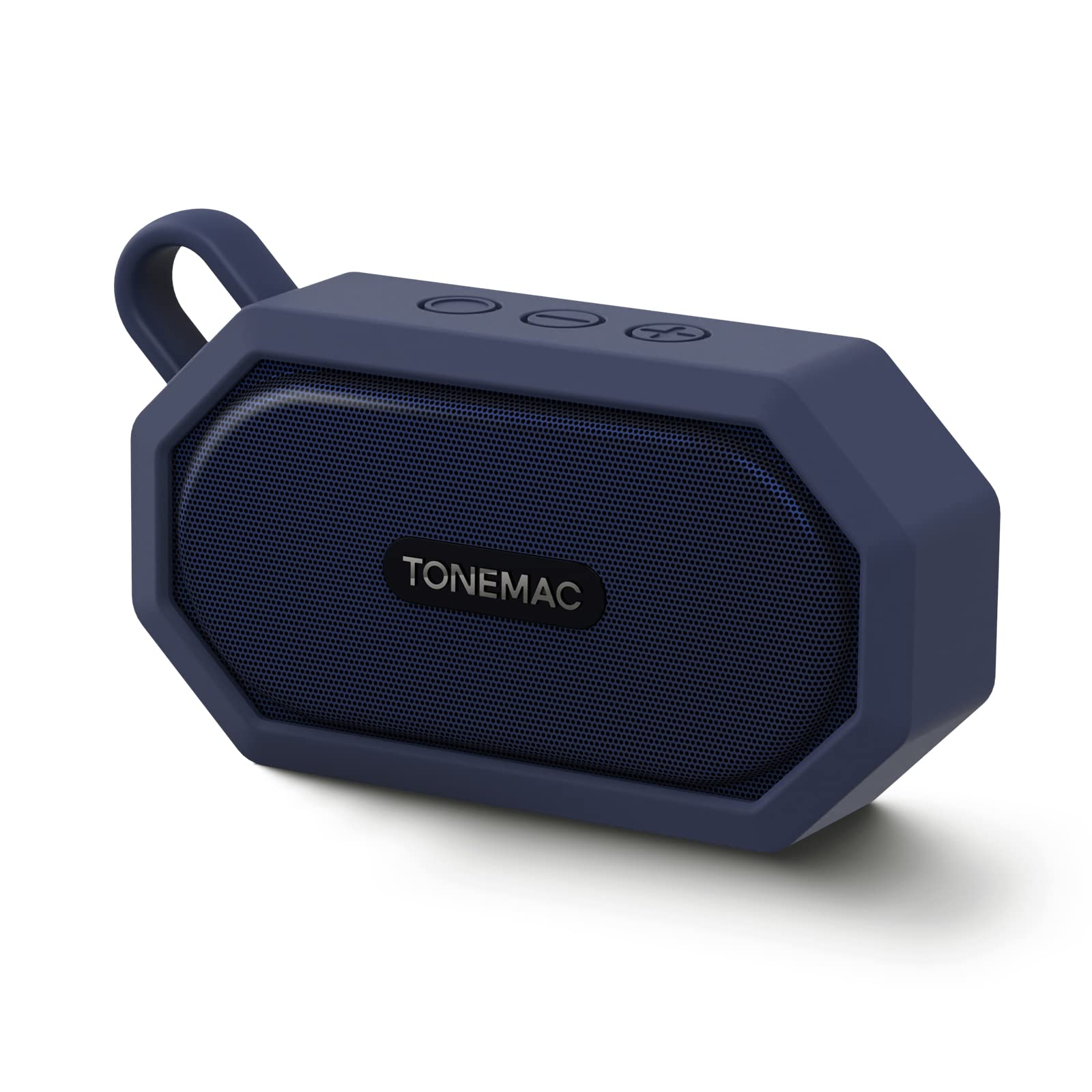TONEMAC Portable Bluetooth Speakers Waterproof Mini Shower Speaker with Deep Bass 6H Playtime Ideal for Outdoor Travel and Music Enjoyment