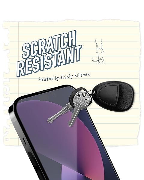 Smartish Smartish 2-Pack Tempered Glass Screen Protector for iPhone 14 Pro Max - Scratch Resistant & Easy Install Frame - View 6 of 8