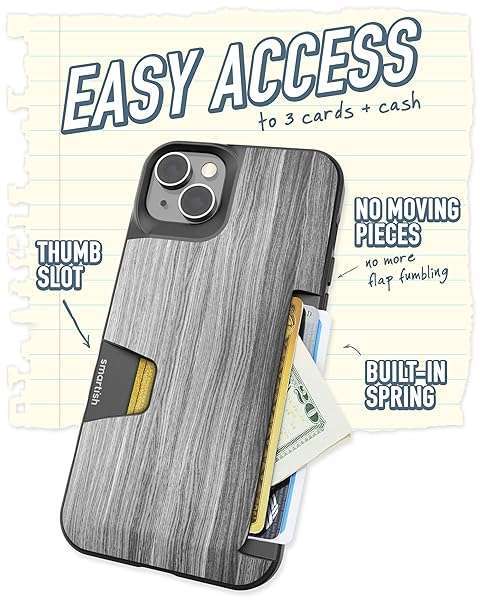 Smartish Smartish iPhone 14 Plus Wallet Case - Wallet Slayer Vol. 1 with Hidden Card Slot & Drop Protection - View 3 of 7