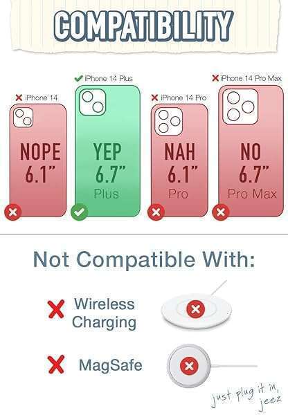 Smartish Smartish iPhone 14 Plus Wallet Case - Wallet Slayer Vol. 1 with Hidden Card Slot & Drop Protection - View 6 of 7