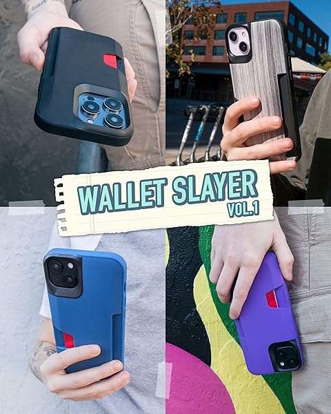 Smartish Smartish iPhone 14 Plus Wallet Case - Wallet Slayer Vol. 1 with Hidden Card Slot & Drop Protection - View 7 of 7
