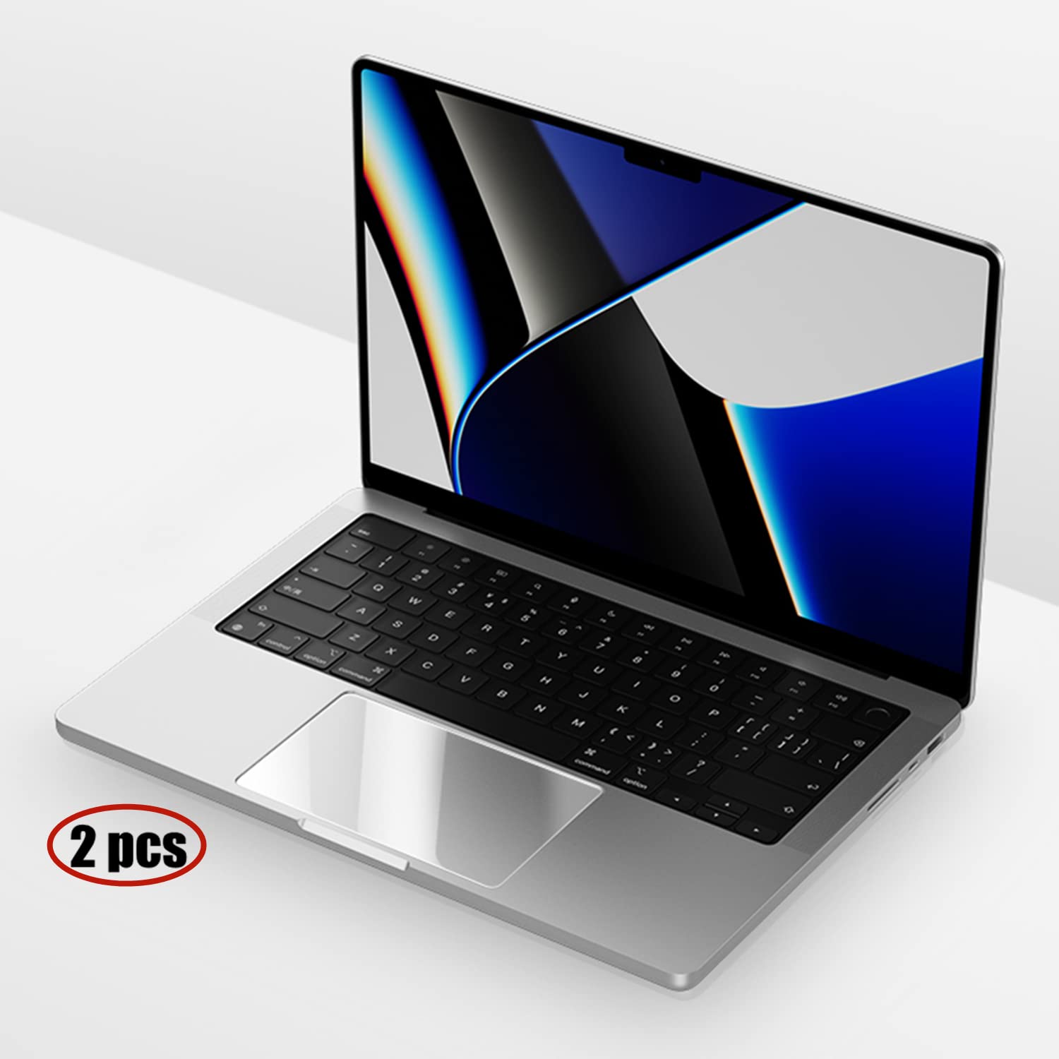 Se7enline Se7enline MacBook Air 13.6 Touchpad Protector 2-Pack 9H Hardness Glass Film for 2025 M4 A3240 2024 M3 A3113 with Oleophobic Coating - View 5 of 7