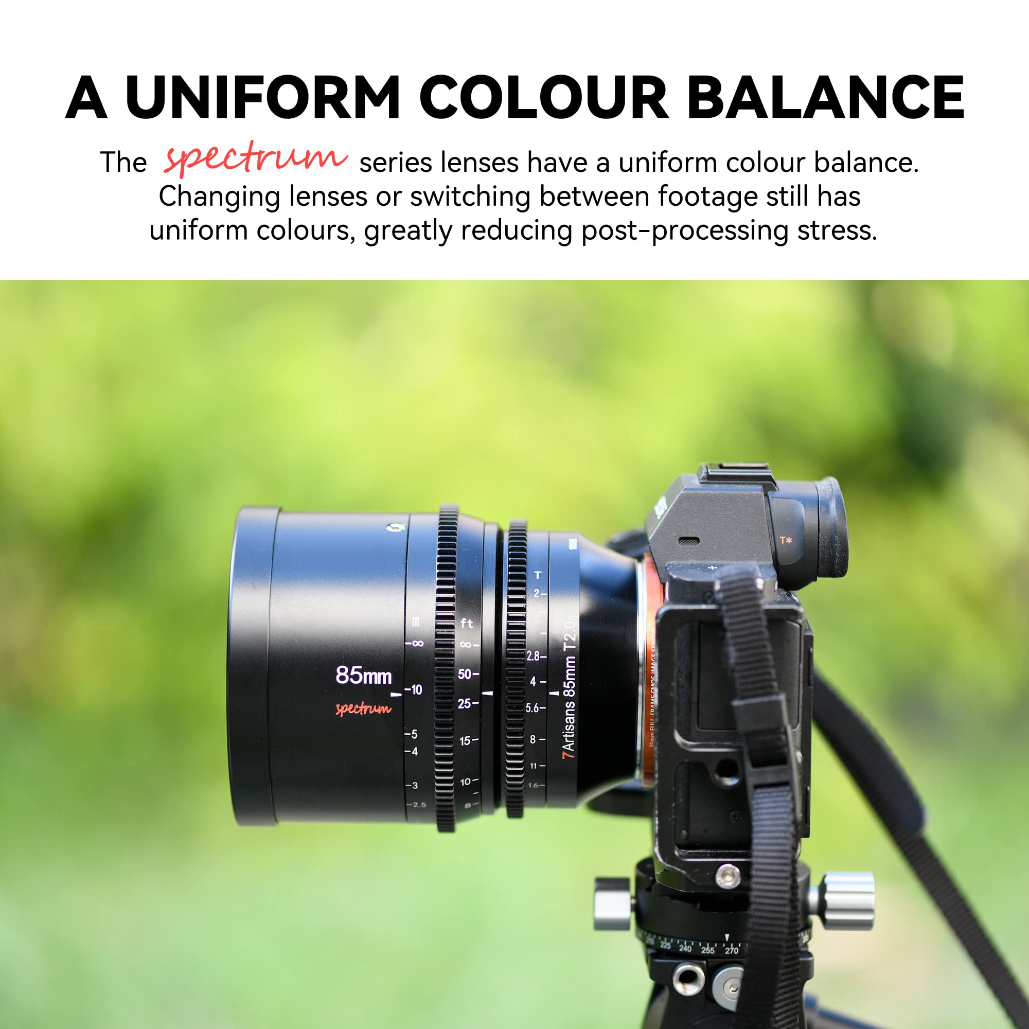 7artisans 7artisans 85mm T2.0 Cine Lens for Nikon Z-Mount Manual Focus Low Distortion Full Frame Mirrorless Cameras Black - View 5 of 9