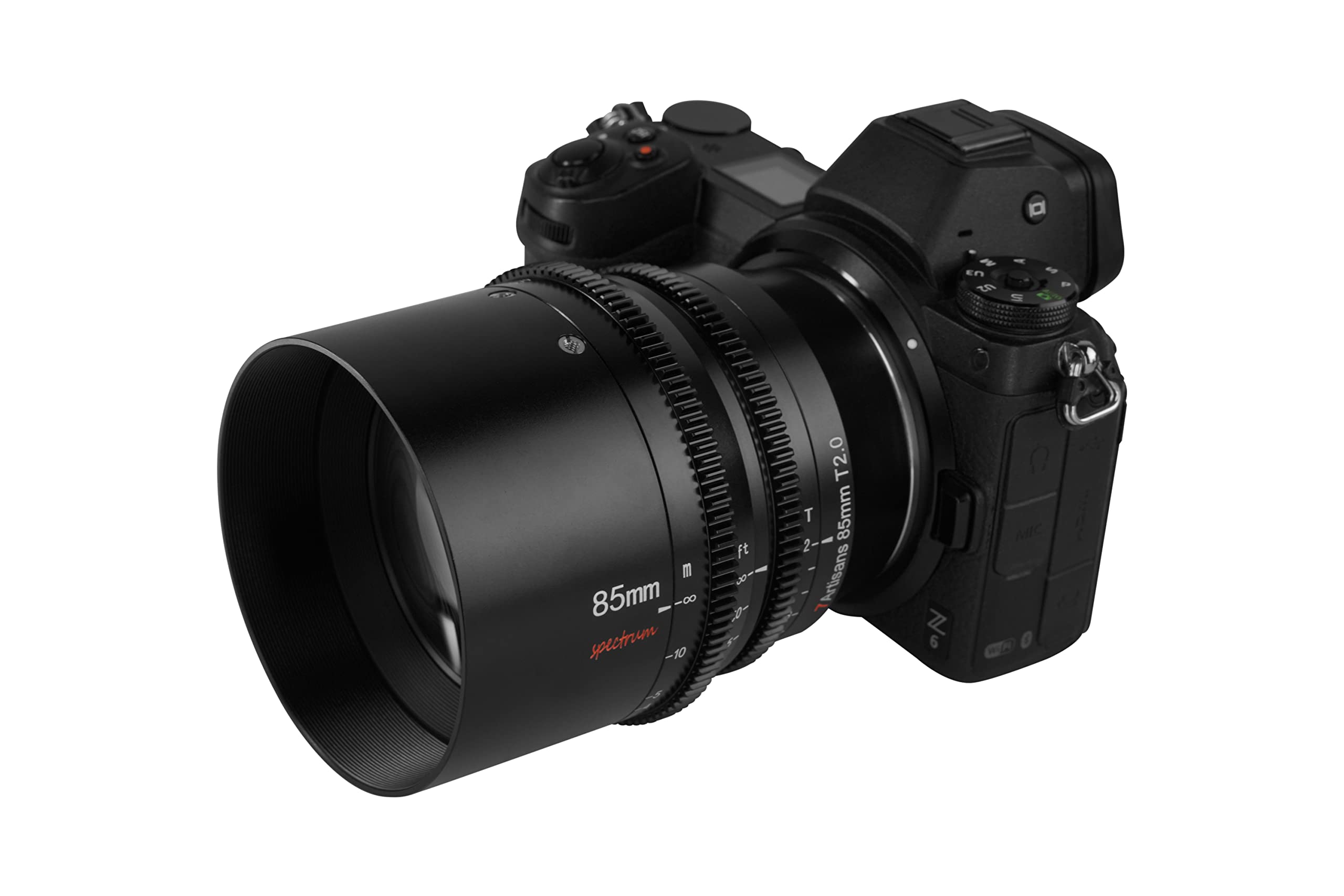 7artisans 7artisans 85mm T2.0 Cine Lens for Nikon Z-Mount Manual Focus Low Distortion Full Frame Mirrorless Cameras Black - View 8 of 9