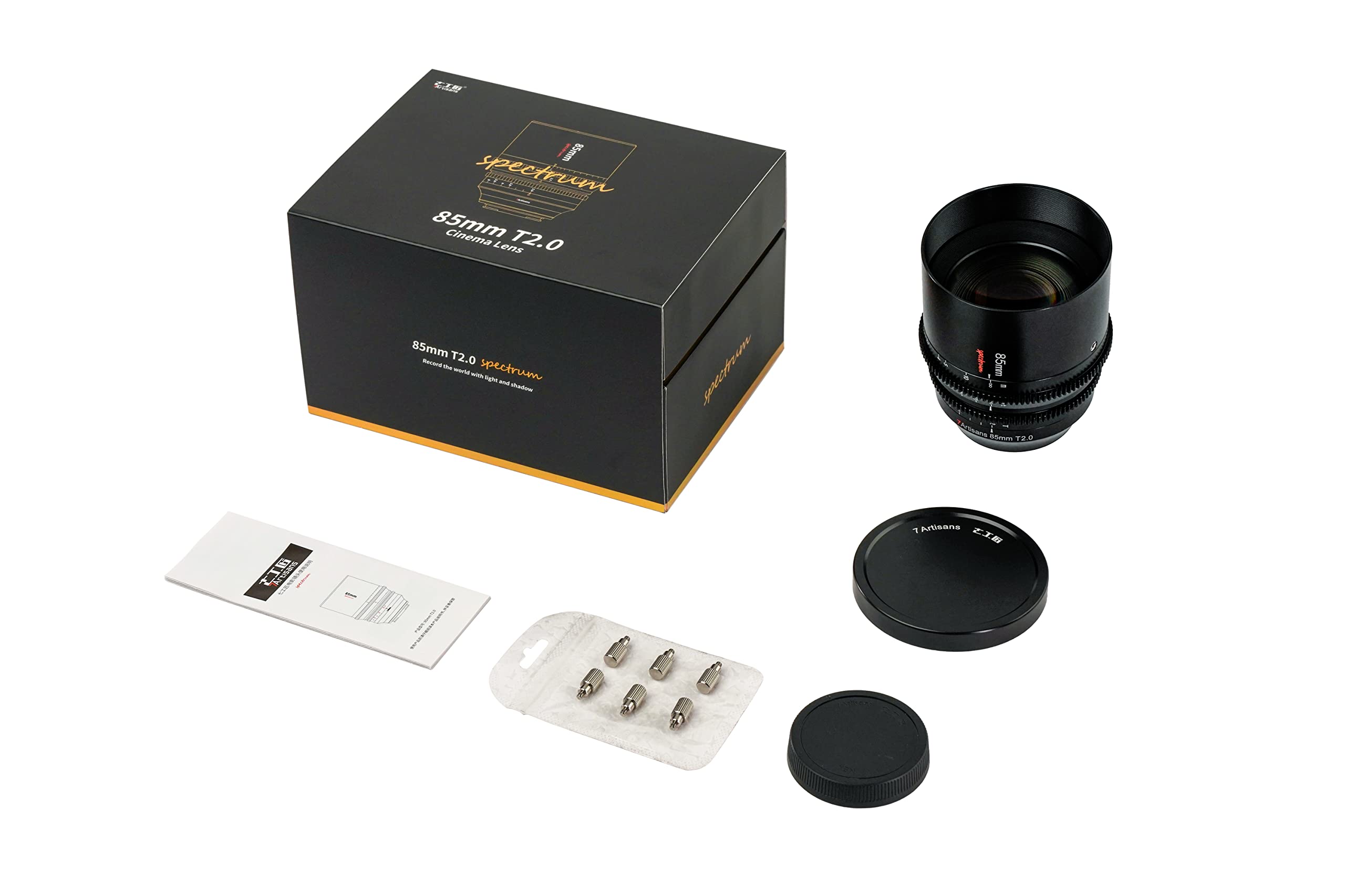 7artisans 7artisans 85mm T2.0 Cine Lens for Nikon Z-Mount Manual Focus Low Distortion Full Frame Mirrorless Cameras Black - View 9 of 9