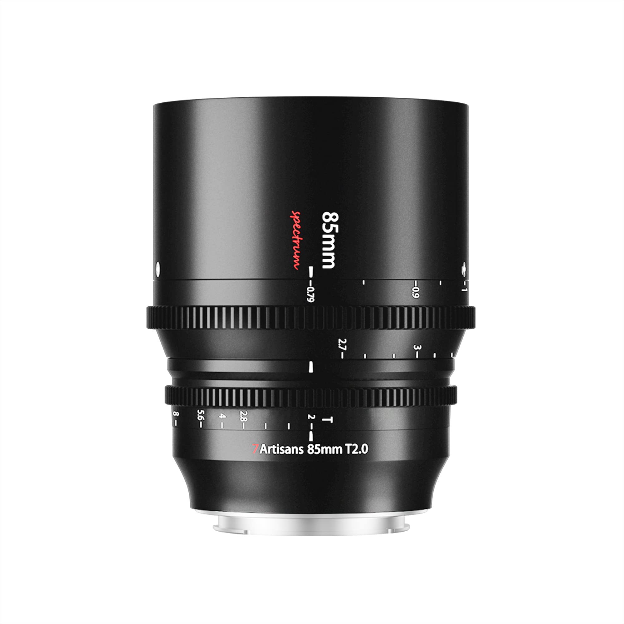 7artisans 7artisans 85mm T2.0 Cine Lens for Nikon Z-Mount Manual Focus Low Distortion Full Frame Mirrorless Cameras Black