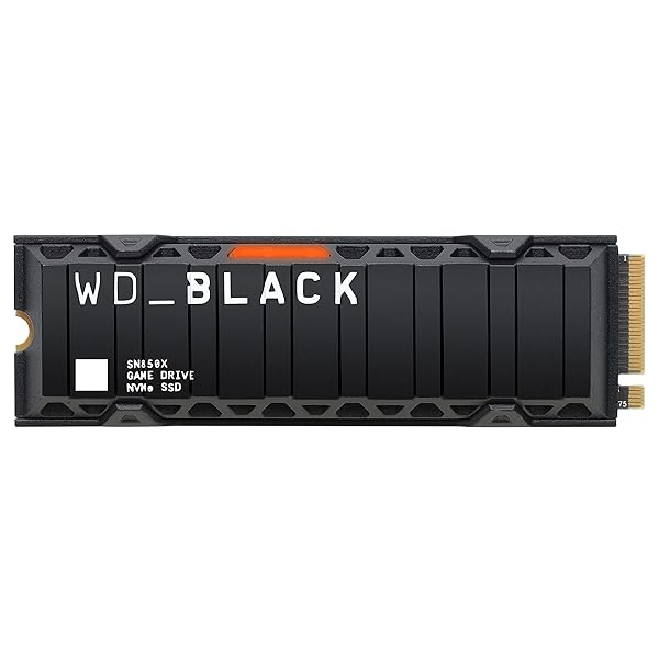 Sandisk WD_BLACK 1TB SN850X NVMe Gaming SSD with Heatsink for PS5 Gen4 PCIe M2 2280 Up to 7300 MBs WDS100T2XHE