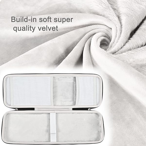 RAIACE RAIACE Hard Storage Case for Apple Magic Keyboard and Magic Mouse Grey Case Only - View 3 of 7