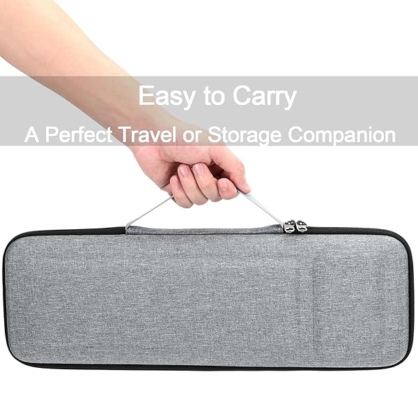 RAIACE RAIACE Hard Storage Case for Apple Magic Keyboard and Magic Mouse Grey Case Only - View 7 of 7