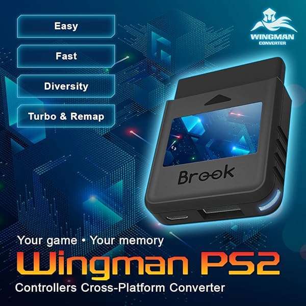 Mcbazel Brook Wingman PS2 Converter: Connect Xbox & PS Controllers to PS2, PS Classic & More! - View 4 of 11