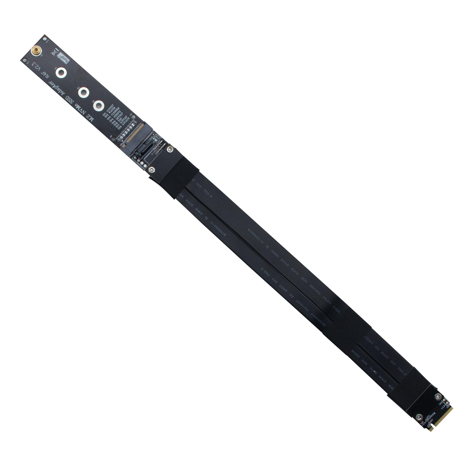 10Gtek M2 NVMe SSD Extension Cable 280mm PCI-E 30 x4 Full Speed Solid State Drive Extension Cable
