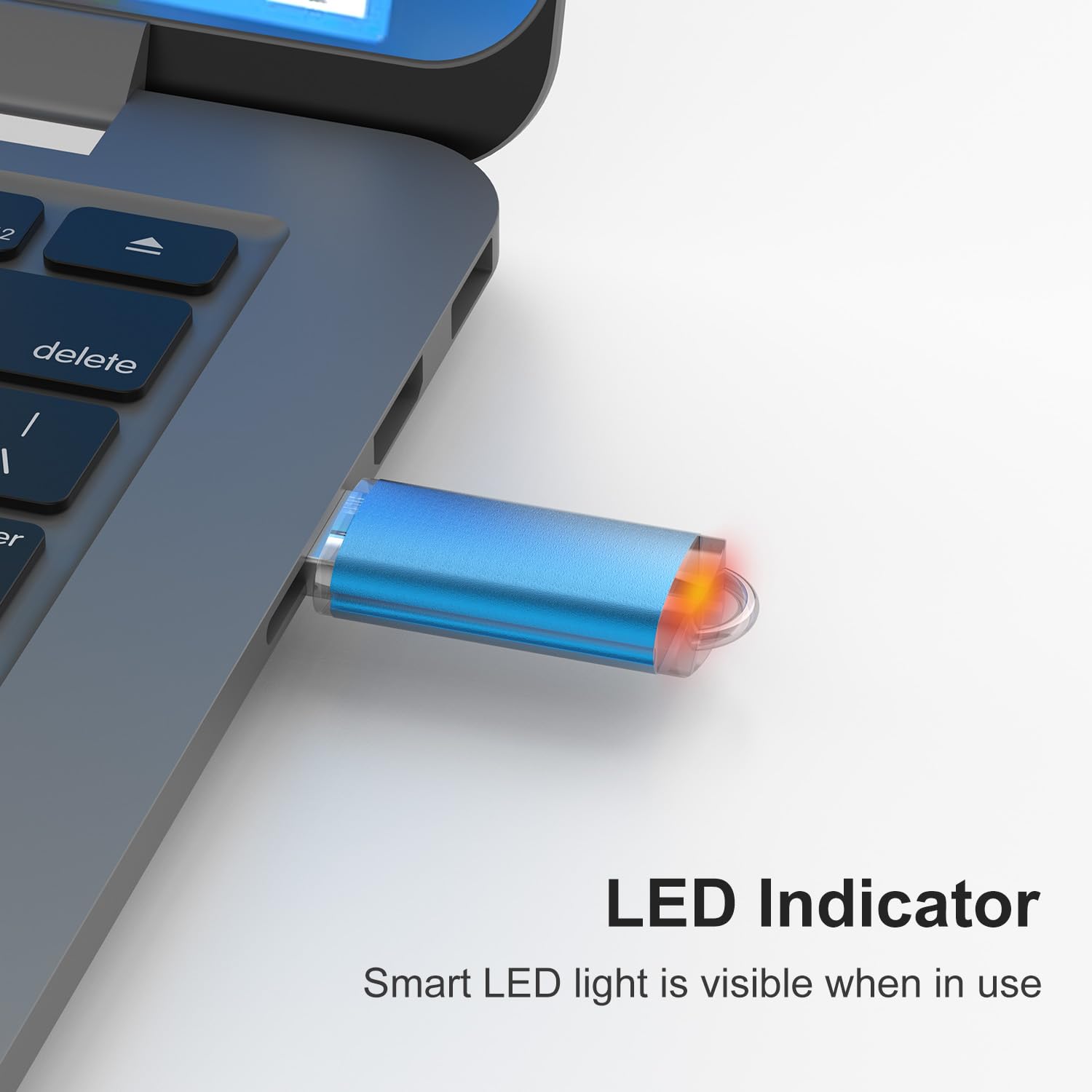 RAOYI 50 Pack 1GB USB Flash Drive USB 2.0 Memory Stick Bulk Thumb Drive Jump Drive Blue - View 5 of 7