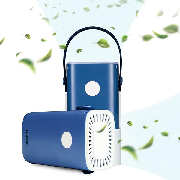 HuBDIC HubiCare Multipurpose Deodorizer & Air Ionizer: Eliminate Odors in Home, Car & Pet Areas - Portable Air Purifier (Blue)