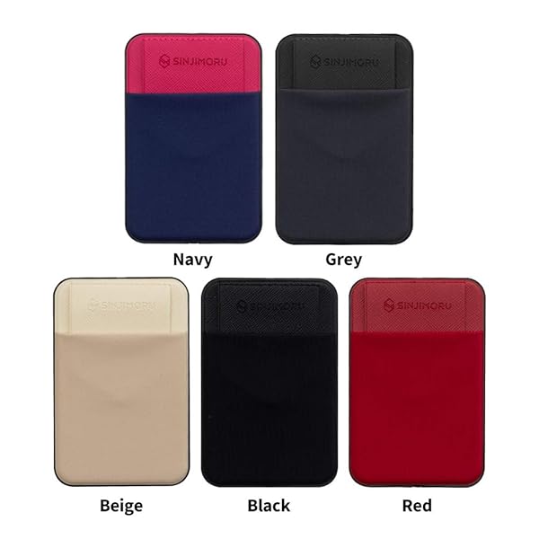 Sinjimoru Sinjimoru Magnetic Card Holder for iPhone 16-12 | Privacy Cover & Stick-On Wallet - M-Flap Black - View 9 of 11