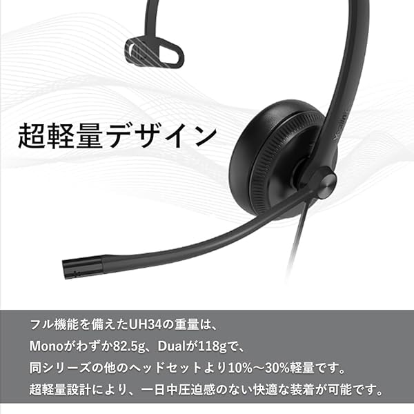Yealink Yealink USB Wired Headset: Ultimate Comfort & Clarity for Work & Play - View 7 of 8