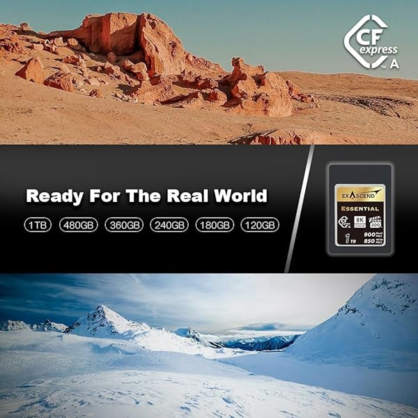 Exascend Exascend CFexpress Type A Card 120GB/180GB/240GB - 800MB/s for Sony a1, a7S III, a7 IV, FX3, FX6 - View 6 of 10