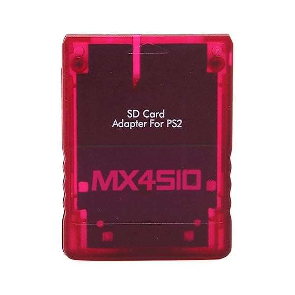 MX4SIO Memory Adapter for PS2 Fat Console - SIO2SD Replacement & Expansion (Red)