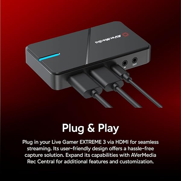 AVerMedia AVerMedia GC551G2 HDMI Capture Card: 4K Gaming & Streaming for PS5, Xbox, Switch, Windows 11 & Mac - HDR & VRR Support - View 8 of 10