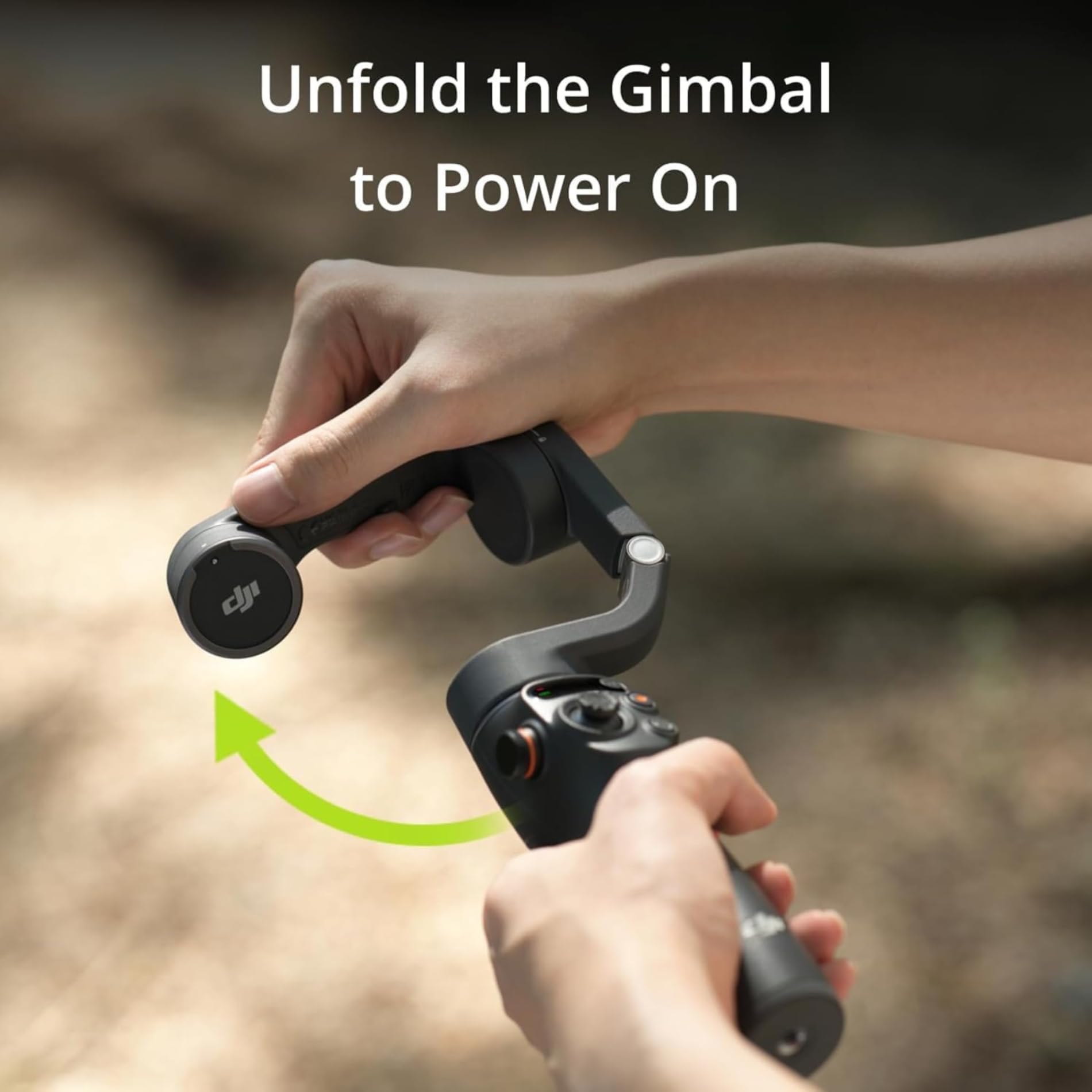 DJI DJI Osmo Mobile 6 Gimbal Stabilizer for Smartphones, 3-Axis Phone Gimbal, Built-In Extension Rod, Object Tracking, Portable and Foldable, Vlogging Stabilizer, YouTube TikTok, Slate Gray - View 3 of 9