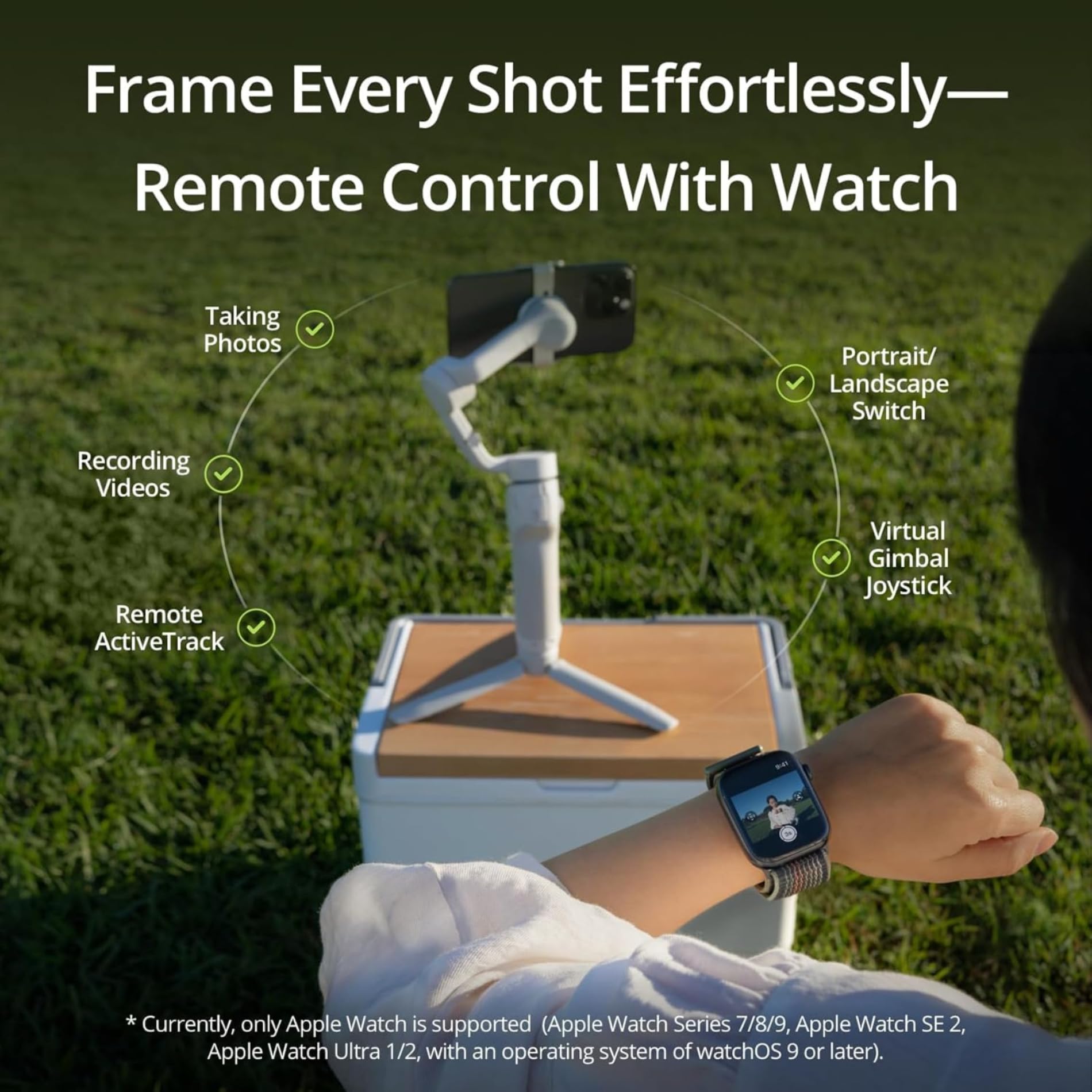 DJI DJI Osmo Mobile 6 Gimbal Stabilizer for Smartphones, 3-Axis Phone Gimbal, Built-In Extension Rod, Object Tracking, Portable and Foldable, Vlogging Stabilizer, YouTube TikTok, Slate Gray - View 8 of 9