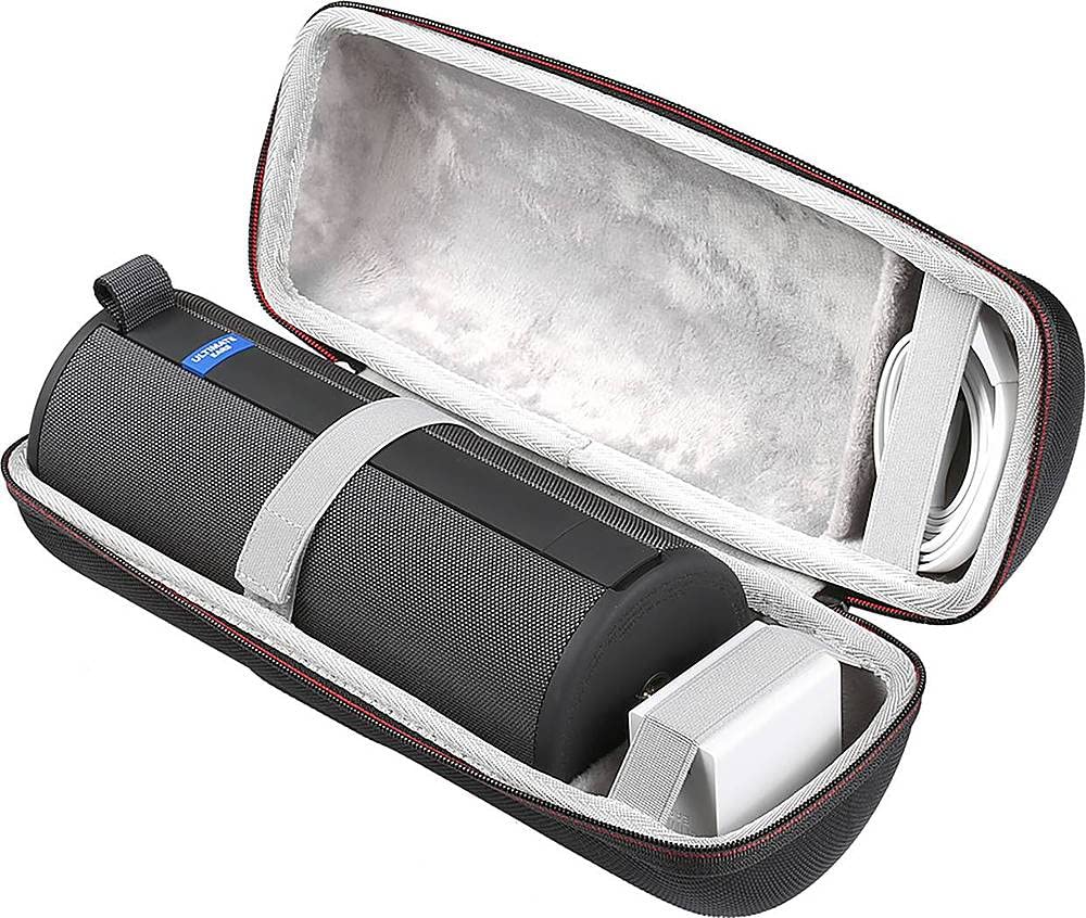 ZERODAMAGE SAHARA CASE SaharaCase Travel Carry Case for Ultimate Ears MEGABOOM 3 Bluetooth Speaker Rugged Shockproof Protection Black - View 5 of 6