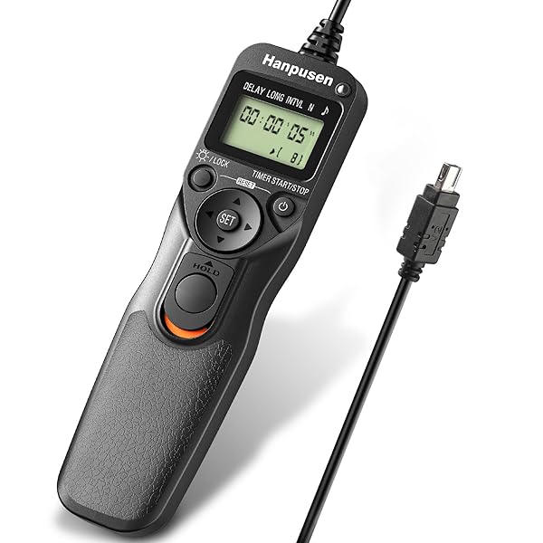 Hanpusen HANPUSEN Camera Timer Remote Shutter Release for Nikon Df, Z7, Z6, D750 & More - Perfect for Time Lapse Photography - View 3 of 10