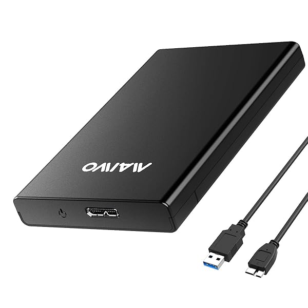 MAIWO "MAIWO 2.5" SATA HDD/SSD Enclosure - USB 3.0, Tool-Free, Up to 6TB, 7mm/9.5mm Compatibility" - View 3 of 8