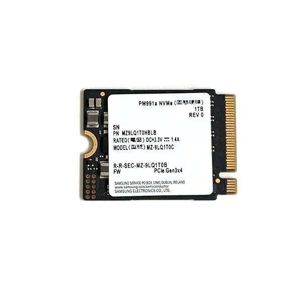 SAMSUNG 1TB SSD M.2 2230 PM991a NVMe for Surface Pro, Steam Deck, Dell, HP, Lenovo Laptops & Tablets