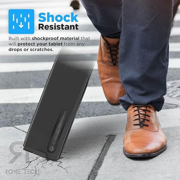 Rome Tech Rome Tech Belt Clip Holster Case with Pen Holder for Galaxy Z Fold 3 Heavy Duty Rugged Slide Phone Cover Black - View 8 of 8