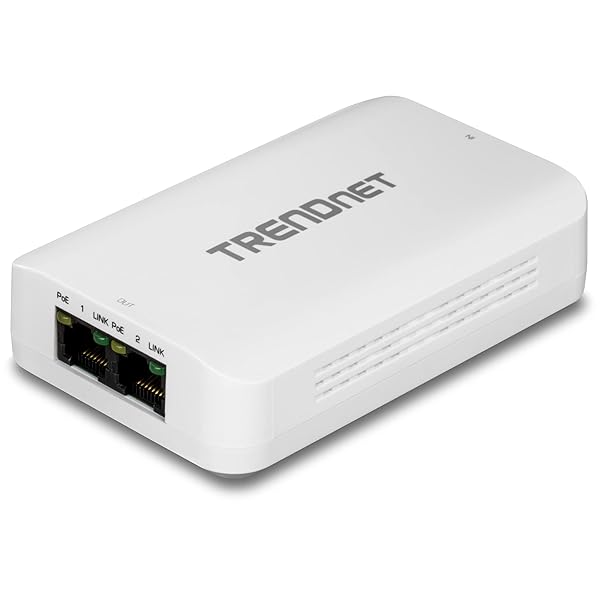 TRENDnet TRENDnet 2-Port Gigabit PoE++ Extender: Extend Network Up to 656 ft, Daisy Chain 4 Units for 1640 ft - View 7 of 8