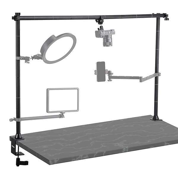 jusmo Jusmo LS15 Desk Overhead Camera Mount: Perfect for Product Photography & Live Streaming