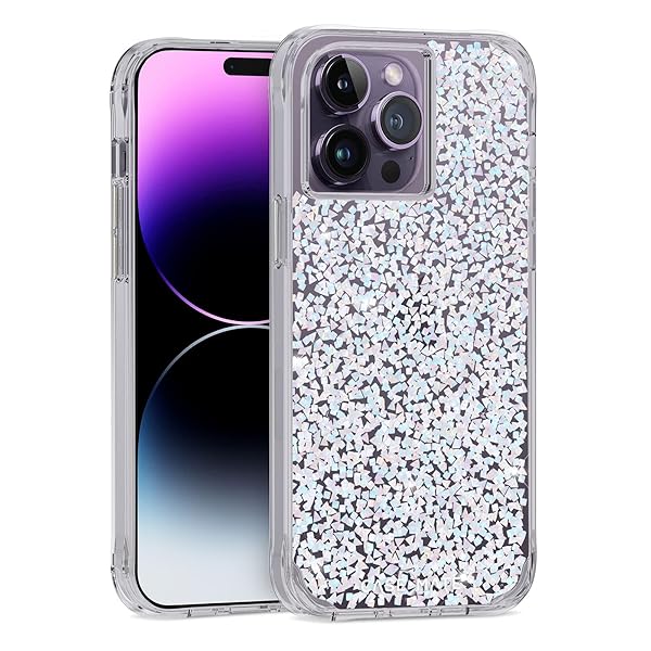 Case-Mate iPhone 14 Pro Max Case - Twinkle Diamond   Luxury Cover with Cute Bling Sparkle for iPhone 14 Pro Max 6.7&amp;quot;, Anti-Scratch, Shockproof, Slim
