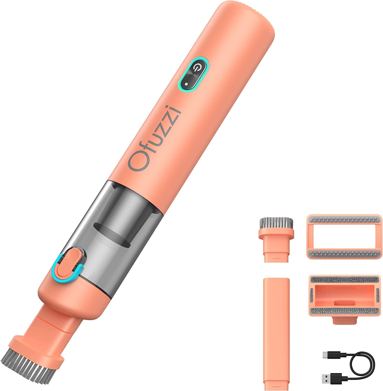 Ofuzzi Ofuzzi Day H8 Apex Cordless Handheld Vacuum Cleaner Lightweight Powerful Suction for Pet Home and Narrow Spaces 30 Mins Runtime Orange