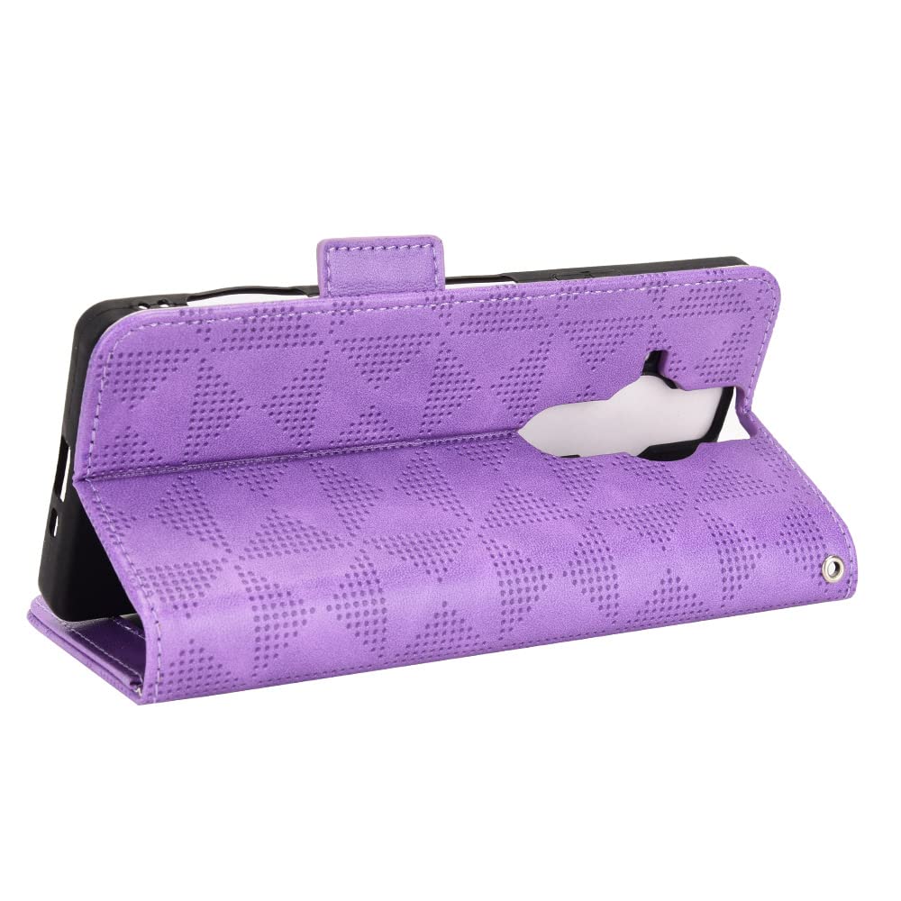 Kukoufey Kukoufey Leather Flip Stand Case Cover for Sony Xperia Pro-I 2021 5G XQ-BE42 XQ-BE52 XQ-BE62 XQ-BE72 in Purple - View 5 of 5