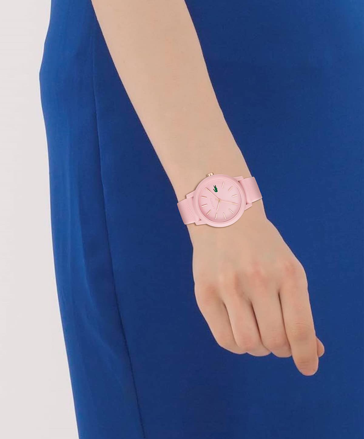 Lacoste 12.12 Women's Pink Quartz Watch with Plastic and Silicone Strap - View 4 of 4
