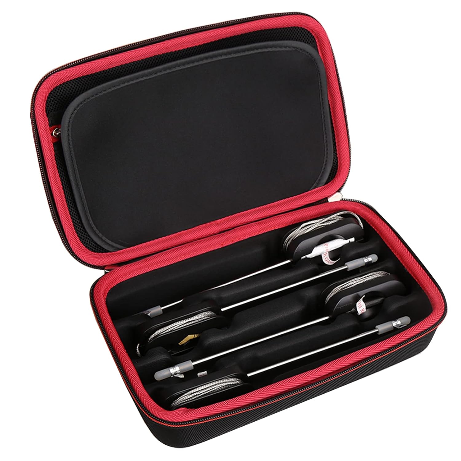 Mchoi Mchoi Hard Carrying Case for ThermoPro TP25 Wireless Bluetooth Meat Thermometer Shockproof Waterproof Travel Organizer Case Only - View 2 of 9