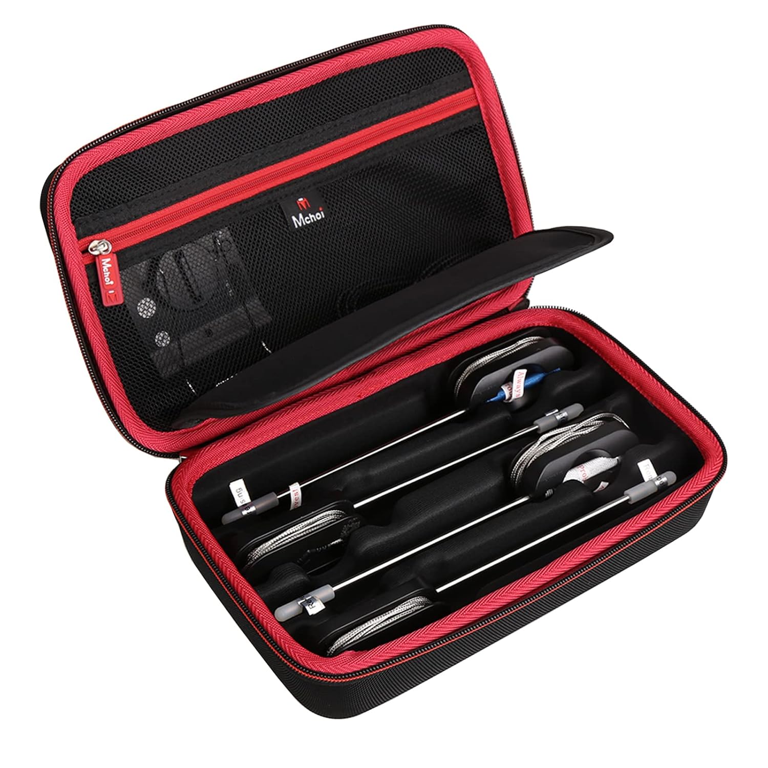 Mchoi Hard Carrying Case for ThermoPro TP25 Wireless Bluetooth Meat Thermometer Shockproof Waterproof Travel Organizer Case Only