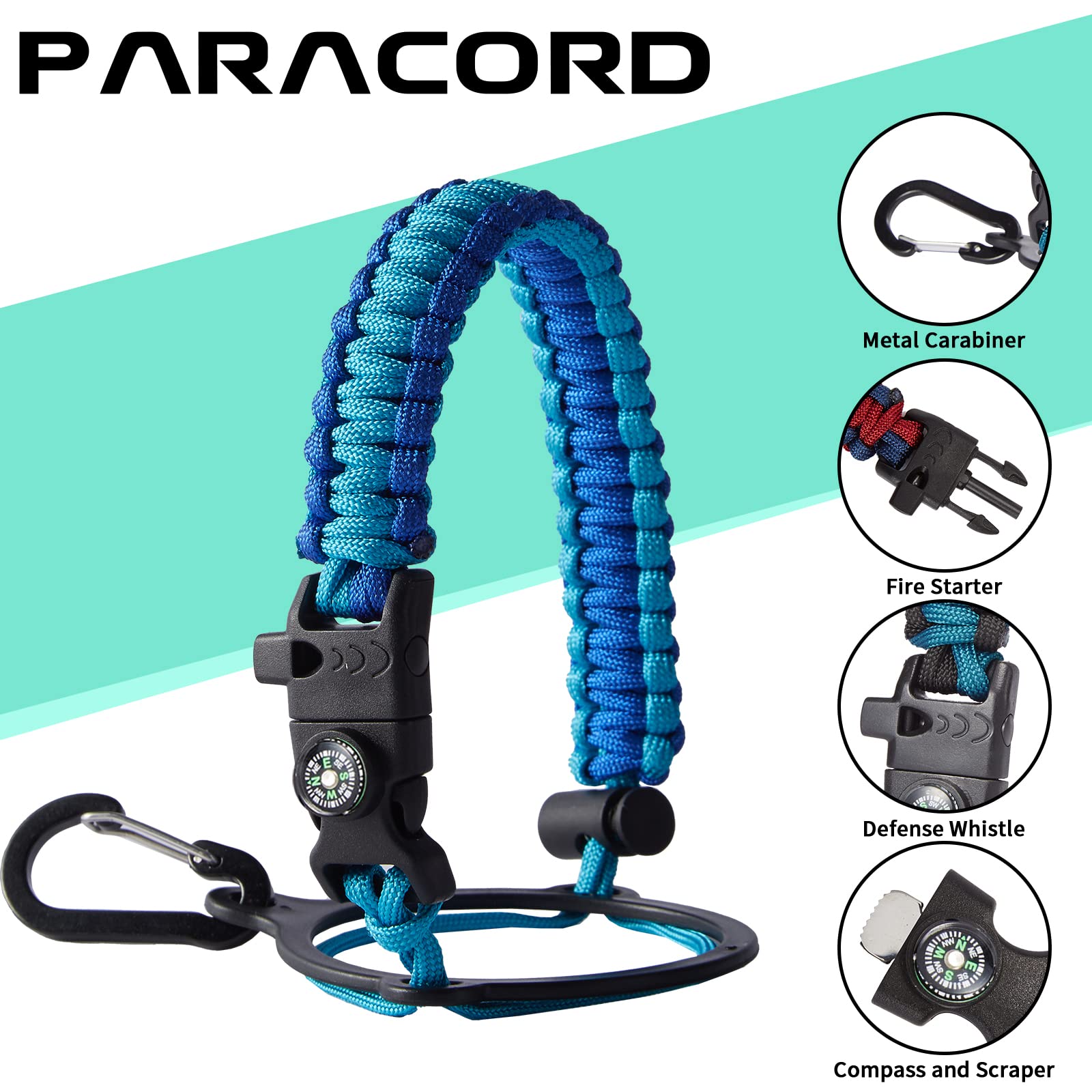 DIGJUPER DIGJUPER 40oz Stainless Steel Insulated Water Bottle with Straw and Spout Lids Perfect for Sports Gym Office and Outdoor Activities - View 6 of 8