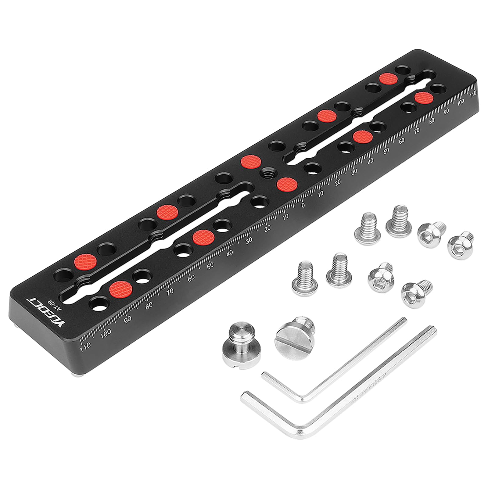 Yueoct YUEOCT 230mm Telescope Rail Bar Vixen Style Dovetail Mounting Plate with Camera Screw for Telescope Saddle Mount Base and Tripod Adapter