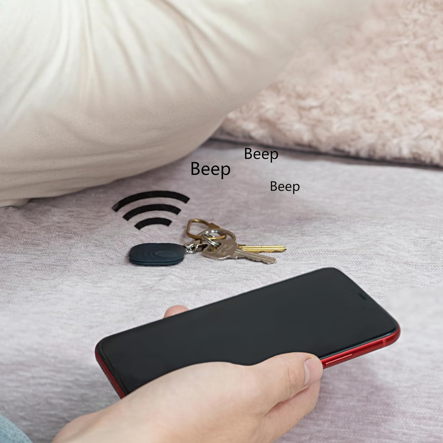 Nutale Nutale Key Finder 4-Pack Bluetooth Tracker for Keys Pets Wallets Backpacks and Tablets Compatible with iOS and Android - View 4 of 9