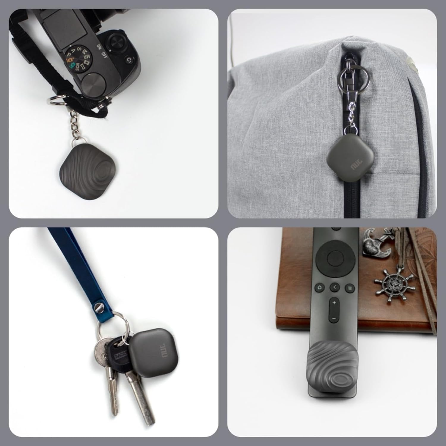 Nutale Nutale Key Finder 4-Pack Bluetooth Tracker for Keys Pets Wallets Backpacks and Tablets Compatible with iOS and Android - View 7 of 9